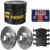Kit Pastilha Disco Diant Ventilado Onix 1.0 1.4 2016 a 2019