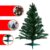 Árvore Natal Barata e Pequena Verde Cheia Com 90cm E 100 Galhos