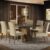 Conjunto Sala de Jantar Mesa Tampo de Vidro 6 Cadeiras Rustic/Preto/Imperial Stéfani Madesa