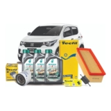 Kit Troca De Oleo E Filtros Mobi 1.0 Palio 1.4 EVO 4 cilindros 5w30 sintetico Selenia Original
