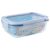Pote Quadrado De Vidro Hermético 640ml Com Tampa Marmita