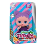 Brinquedo Boneca Coleção Frutinhas Uva com Cheirinho de Frutas 19cm Plástico Vinil Roxo Cotiplas – 2510