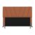 Cabeceira Estofada Queen Bragança Suede Terracota – Móveis Arapongas
