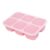 Porta Papinha de Silicone com Tampa 6 Cubos (60ml) Porquinho – Marcus & Marcus