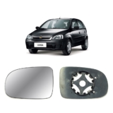 Lente Retrovisor Convexo Para Chevrolet Corsa / Montana 2003 a 2010 Lado Esquerdo