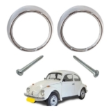 Aro Farol Cromado 3 Furos Fusca 1973 A 1975