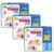 Kit 3 Fraldas Turma da Mônica Baby Jumbo M com 28un cada