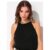 Blusa Em Malha De Viscose Com Elastano Preto Quintess