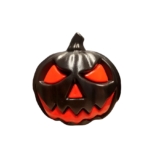 Enfeite Decorativo Halloween – Abóbora Preta 19cm – 1 unidade – Rizzo