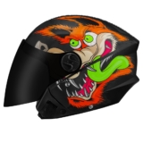 Capacete Moto Aberto Pro Tork New Liberty 3 Coyote Fosco Viseira Fumê Feminino Masculino