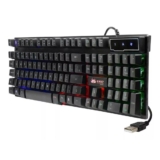 Teclado Gamer Semi Mecânico Led Luminoso Profissional Abnt2