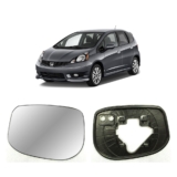 Lente Retrovisor Convexo Para Honda New Fit 2010 a 2014 Lado Esquerdo