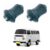 Par Bucha Eixo Traseiro Kombi Clipper 211501121