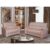 Conjunto de Sofá 3×2 Lugares Styllus Caramelo Bello Estofado