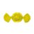Papel Mini Trufa – 12×12,5cm – Amarelo – 100 unidades – Cromus – Rizzo Embalagens