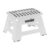 Banco / Banqueta Plástica Dobrável 220mm Suporta até 150kg Plástico ABS Vonder Banco Banquinho