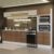 Armário de Cozinha Completa 100% MDF 310 cm Branco/Rustic/Crema Smart 02 XA