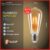 Kit 10 Lâmpada Filamento LED ST64 4W E27 LUZ QUENTE (AMARELO) Âmbar Retrô Vintage 110V~220V | Bivolt