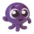 Boneco de Vinil Bolofofos Pow Roxo 18cm Polvo Lider Fácil de Limpar Brinquedos +3 anos – 3023