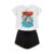 Conjunto Licenciado Infantil Feminino Smac Branco