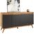 Buffet Viero Flip Mel 4 Portas Sem Espelho 76X156X41cm