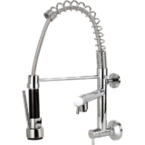 Torneira Para Cozinha Gourmet De Parede Munim Pingoo – Prata