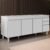 Balcão Gabinete Para Pia 180cm Sem Tampo Dallas Branco – Lumil