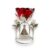 Castical Nossa Senhora Aparecida com Flor 13cm