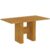 Mesa De Jantar Viero Dublin Mel MDP 6 Lugares 1,36x80cm