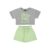 Conjunto Blusa e Short Clochard Infantil Guloseima