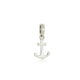 Berloque âncora lisa 7mm x 7mm – Prata 925
