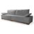 Sofá Living Braço Articulado Deluxe 2,50m Bouclê Cinza