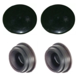 Kit Tampa Borracha Ar Quente Superior + Inferior Motor Fusca