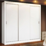 Guarda-Roupa Casal 3 Portas de Correr Branco Mônaco Madesa