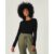 Blusa Básica Feminina Decote Redondo Em Cotton Light