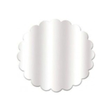 Fundo Rendado para Doces 9cm Incolor com 100 un. Cromus Rizzo Distribuidora