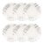 Jogo de 6 Pratos Fundos 20,5 Cm Oxford Flat Samambaia