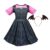 Fantasia Vampirina Infantil de Halloween Com Tiara