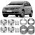 Kit Pistão Anel 0.50 Volkswagen Gol G4 G5 G7 1.6 2008 a 2021 Flex Metal Leve SPA9298