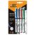 Pincel marcador permanente Intensity Ultra Fina com 4 cores 935855 Bic