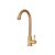 Torneira para Cozinha em Aço inox Escovado Aporé Pingoo – Dourado