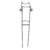 Suporte Para Vara De Pesca Dobrável De Aço Reforçado – Kit 5pçs