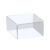 Forminha para Doces 4 Pétalas Quadrada (3,5×3,5×2,5cm) Transparente – 50 unidades – ASSK – Rizzo