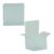 Caixa Transparente de Acetato Ref.M-00 – 4,5X4,5X3,5 – 100 unidades – CAC – Rizzo