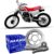 Kit Relação Transmissão Moto Honda Xr 200 1995 A 2003 Nakata