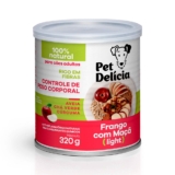 Ração Úmida Para Cães Adultos Pet Delícia Sabor Frango com Maçã Light 320g