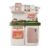 Brinquedo Cozinha Completa Infantil Fogão Acessórios Big Kitchen Verde 5560 Roma