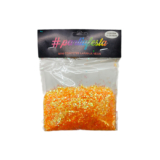 Confete Mini Bolinha Nacarado 15g – Neon Laranja – 1 unidade – Rizzo