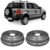 Par Tambor Freio Courier Ecosport Fiesta 94/16 Tras S/cubo