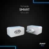 Tomada Inteligente Smart Wi-fi 20a 110v/220v Bivolt Branco Avant Neo